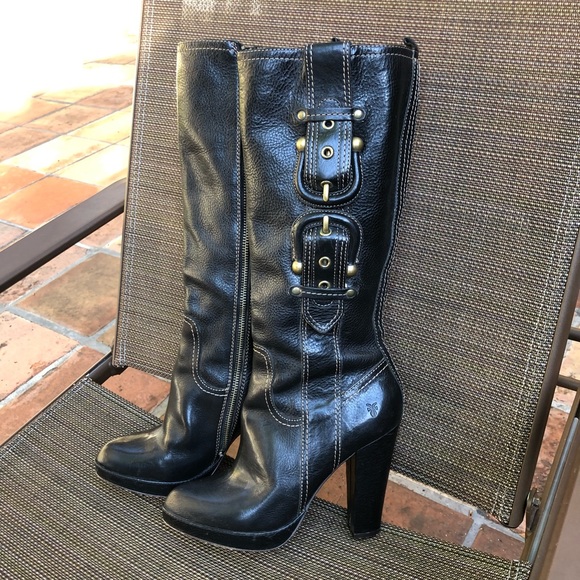 Frye Shoes - Frye • Heidi Buckle Boots
